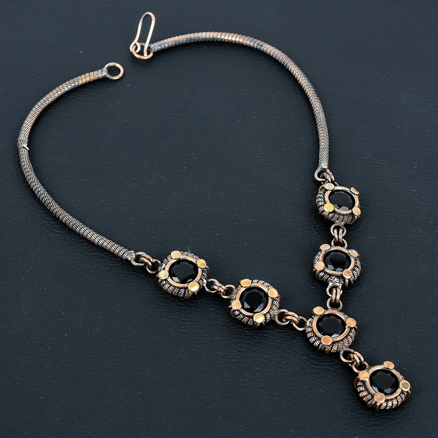 Black Spinel Gemstone Necklace