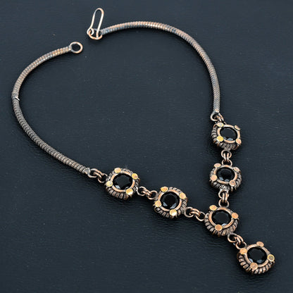 Black Spinel Gemstone Necklace