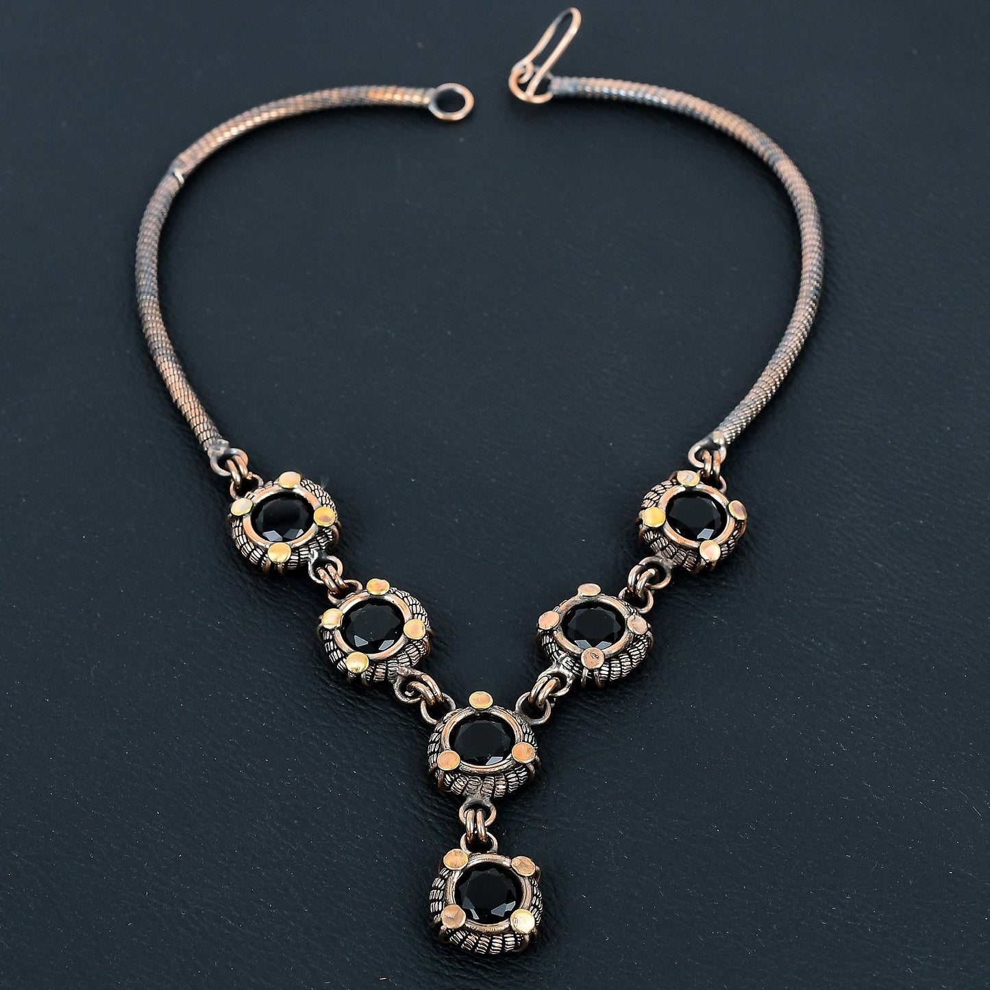 Black Spinel Gemstone Necklace
