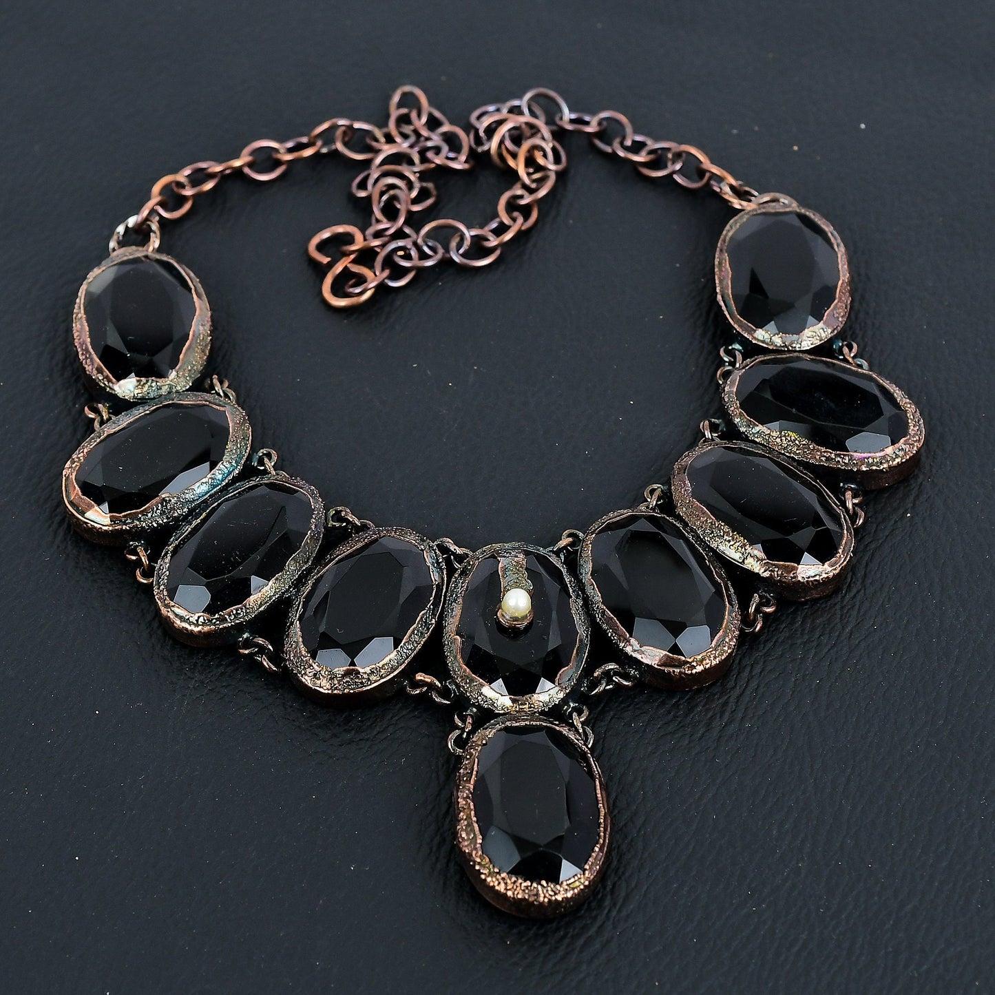 Black Spinel Gemstone Necklace