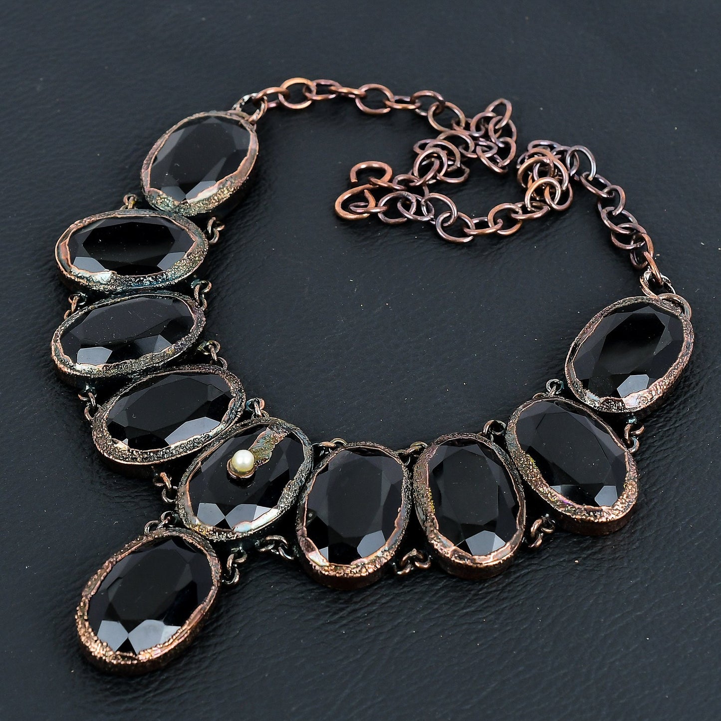 Black Spinel Gemstone Necklace