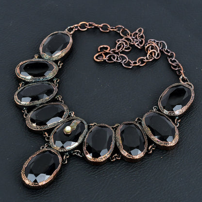 Black Spinel Gemstone Necklace