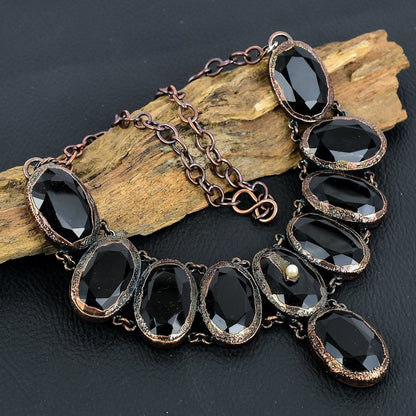 Black Spinel Gemstone Necklace