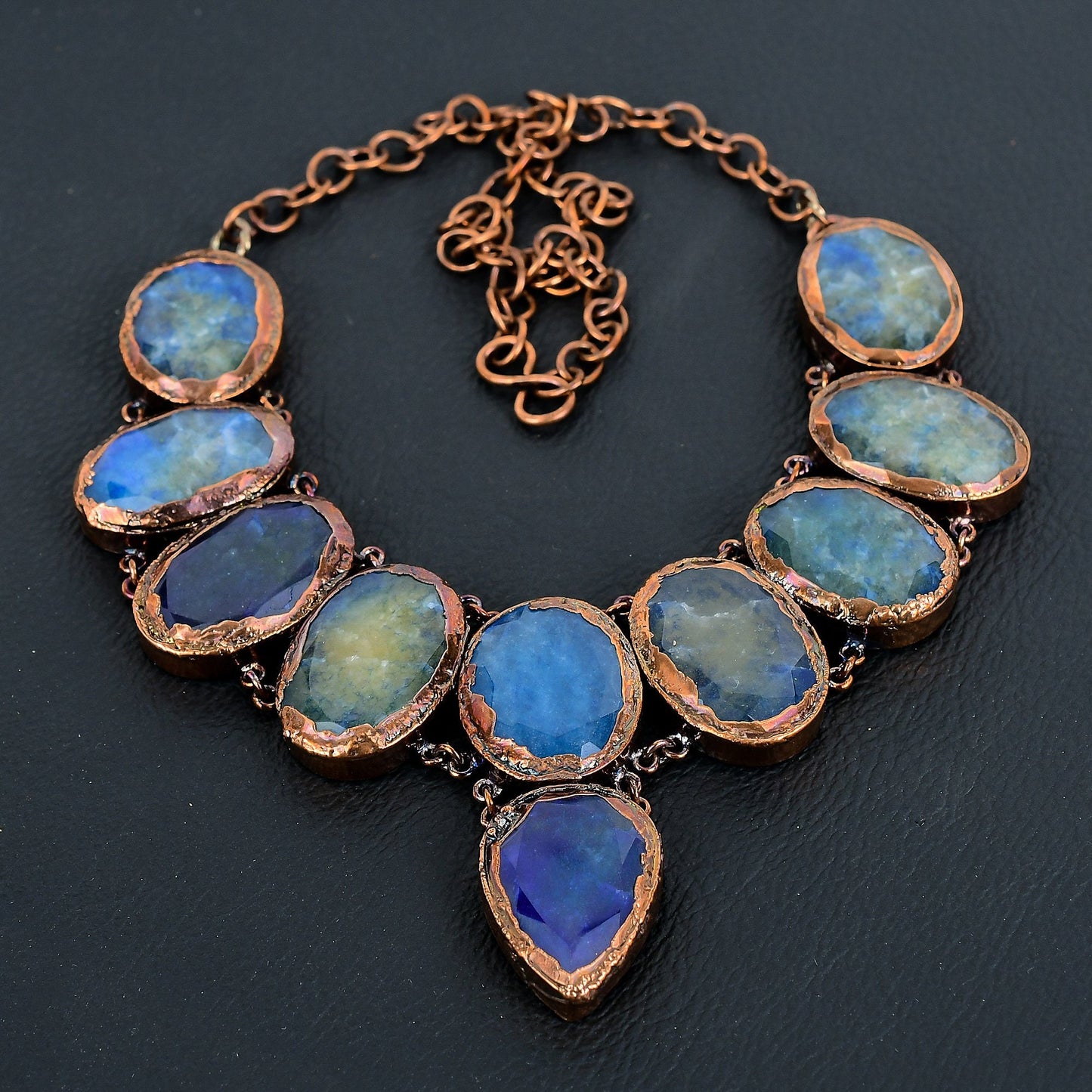 Blue Quartz Gemstone Necklace