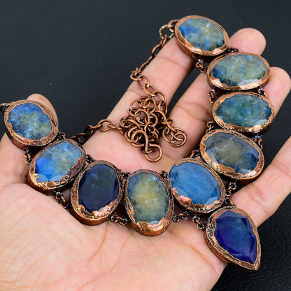 Blue Quartz Gemstone Necklace