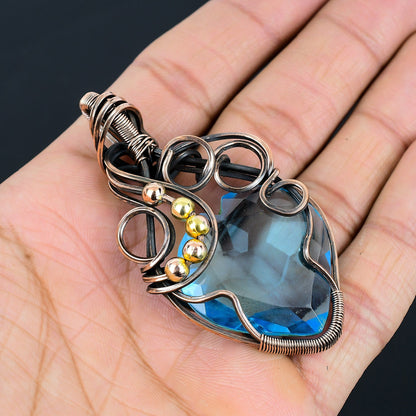 Blue Topaz Gemstone Pendant