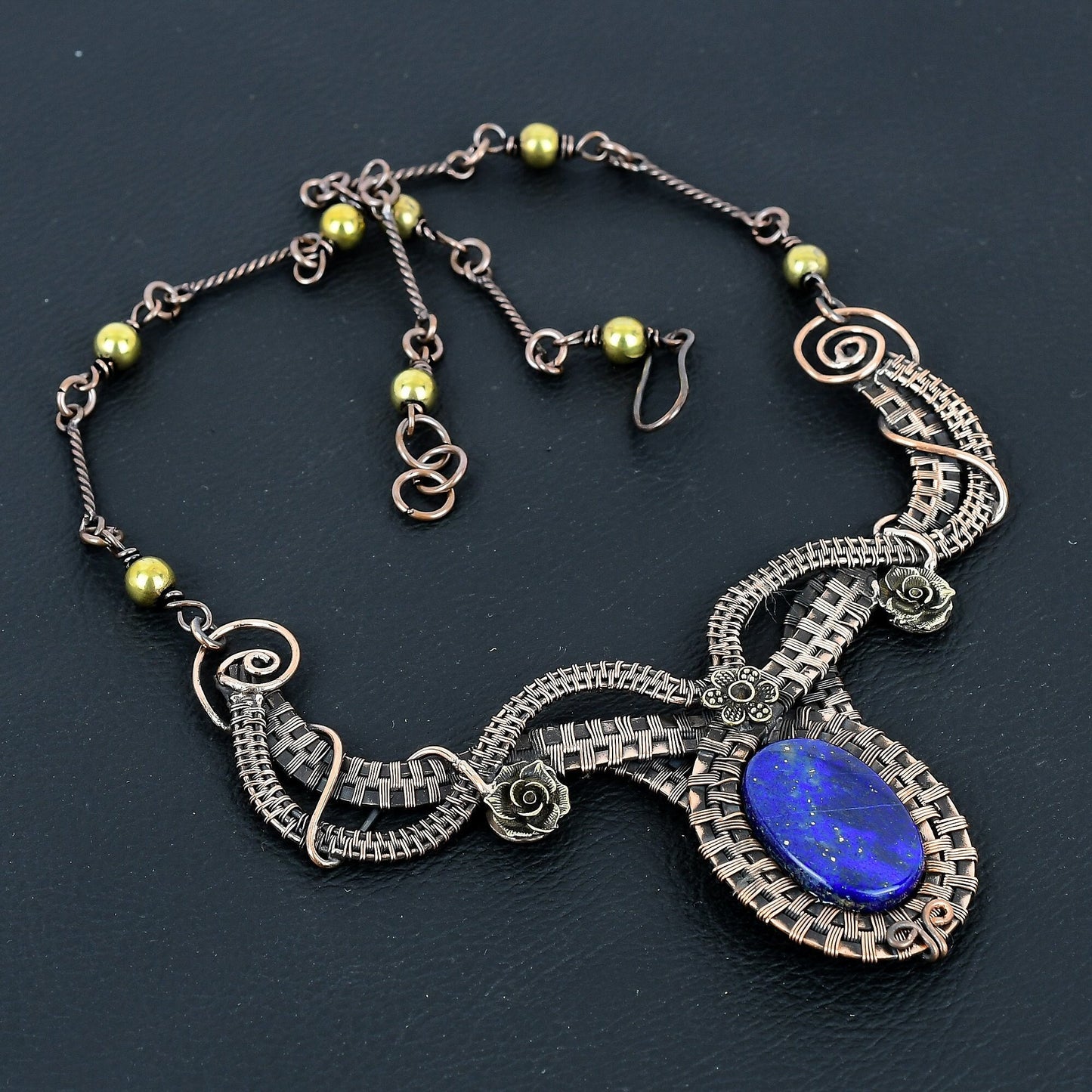 Blue Lapis Lazuli Gemstone Necklace