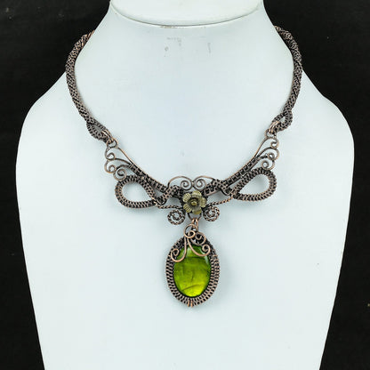 Green Flash Labradorite Gemstone Pendant