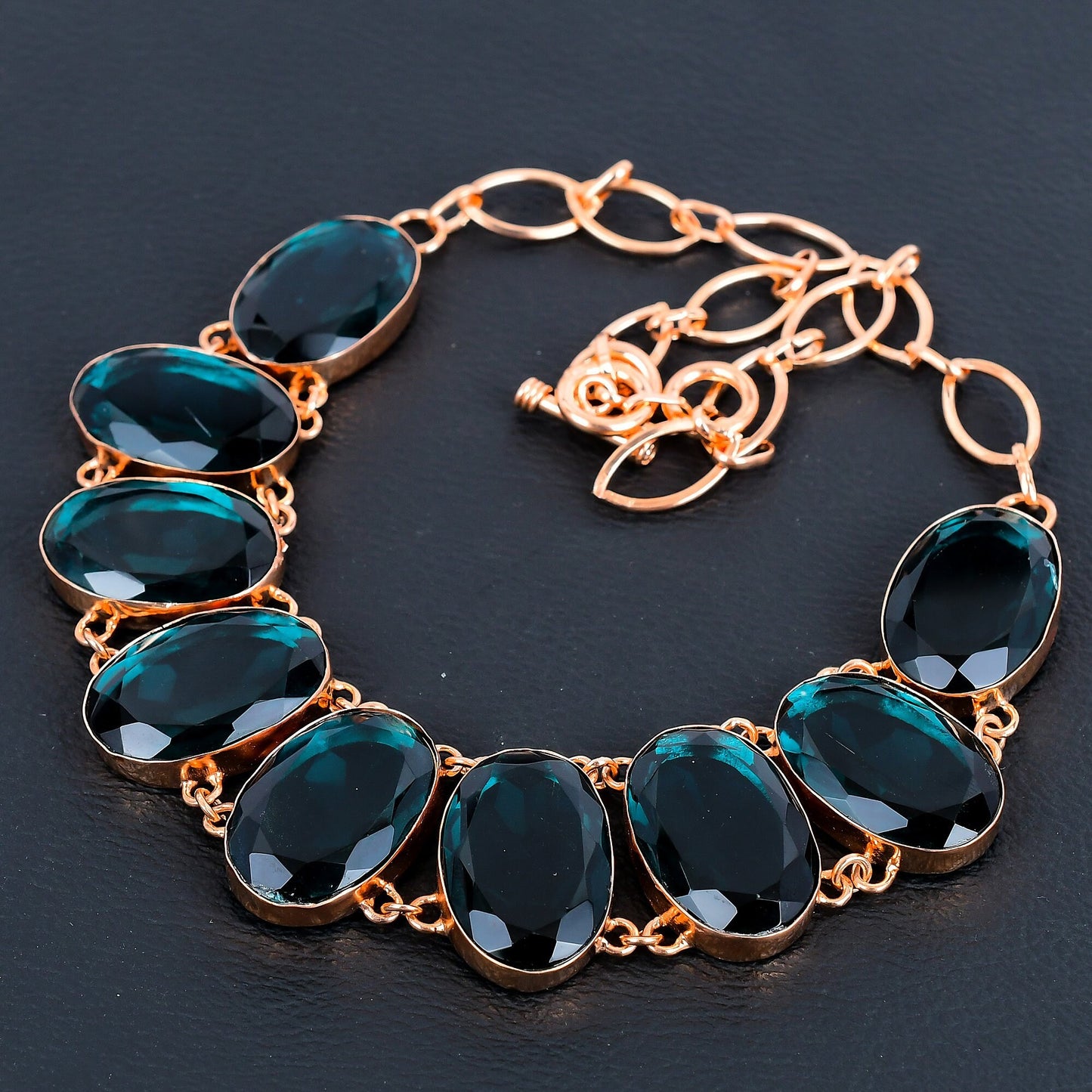 Indicolite Tourmaline Gemstone Necklace