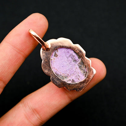 Purple Purpurite Gemstone Pendant
