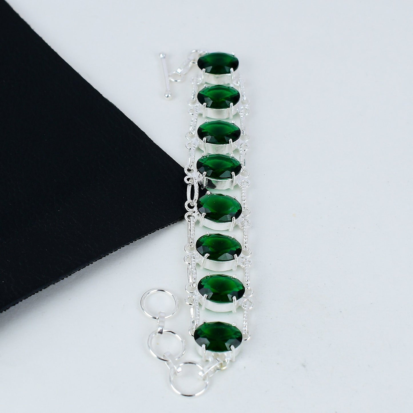 Green Tourmaline Gemstone Bracelet