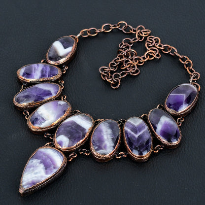 Purple Amethyst Gemstone Necklace
