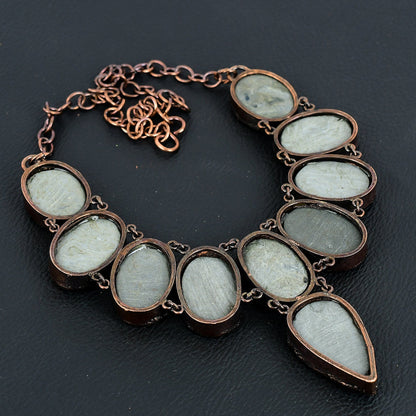 Iridescent Abalone Gemstone Necklace