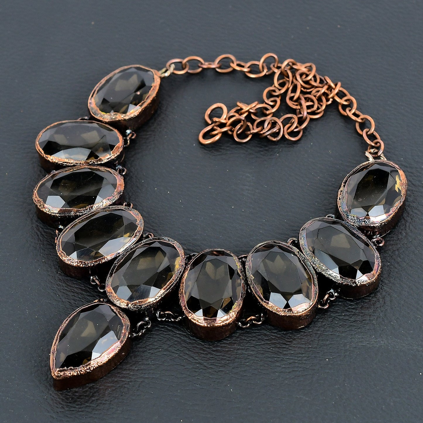 Brown Smoky Topaz Gemstone Necklace