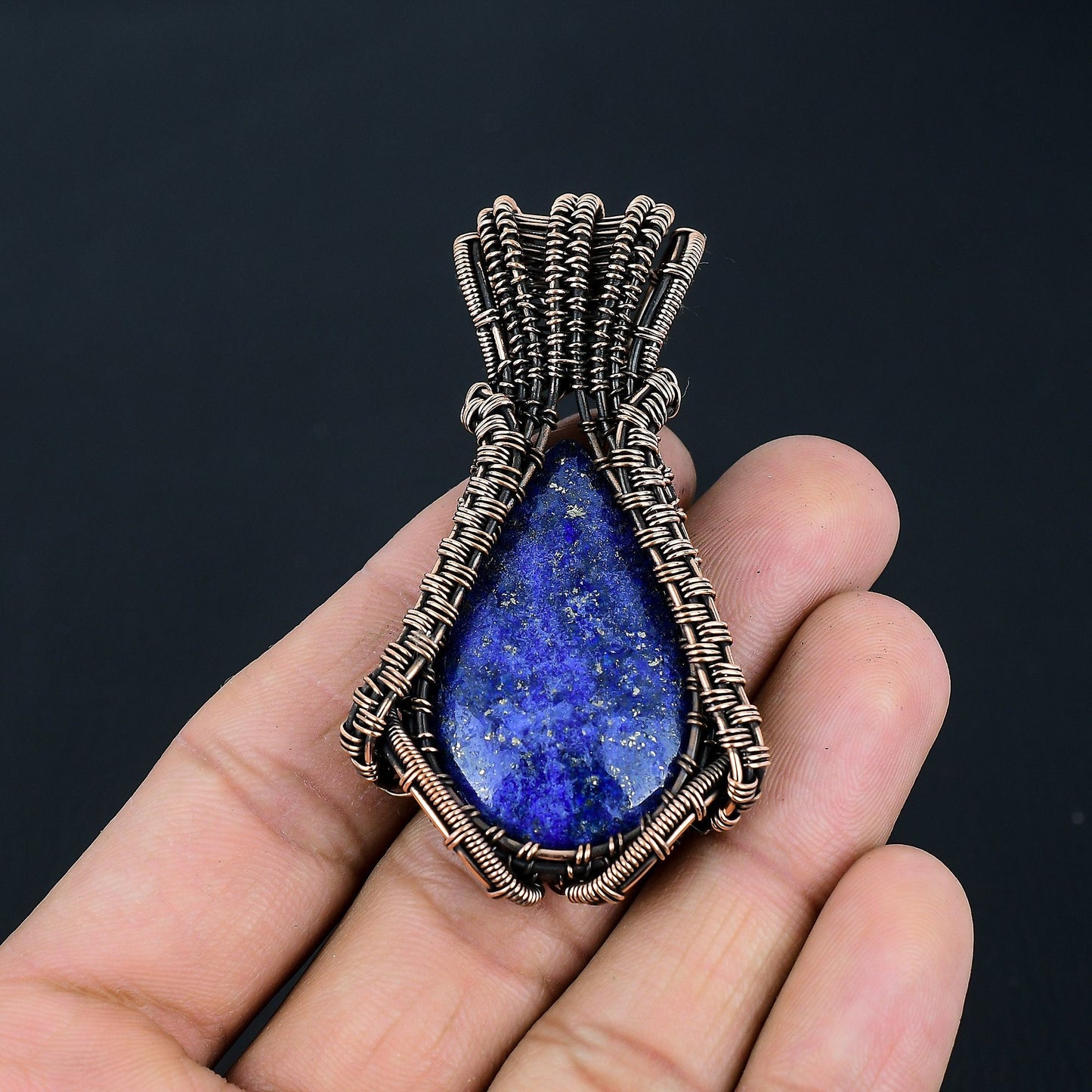 Blue Lapis Lazuli Gemstone Pendant