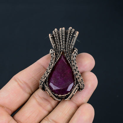 Red Ruby Gemstone Pendant