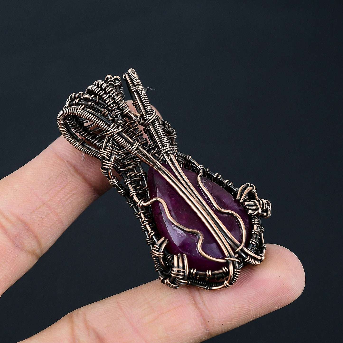 Red Ruby Gemstone Pendant