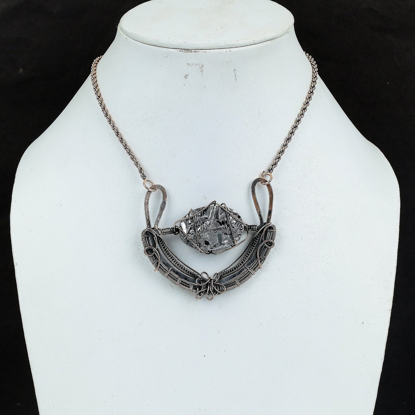 Black Shungite Gemstone Necklace