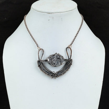 Black Shungite Gemstone Necklace