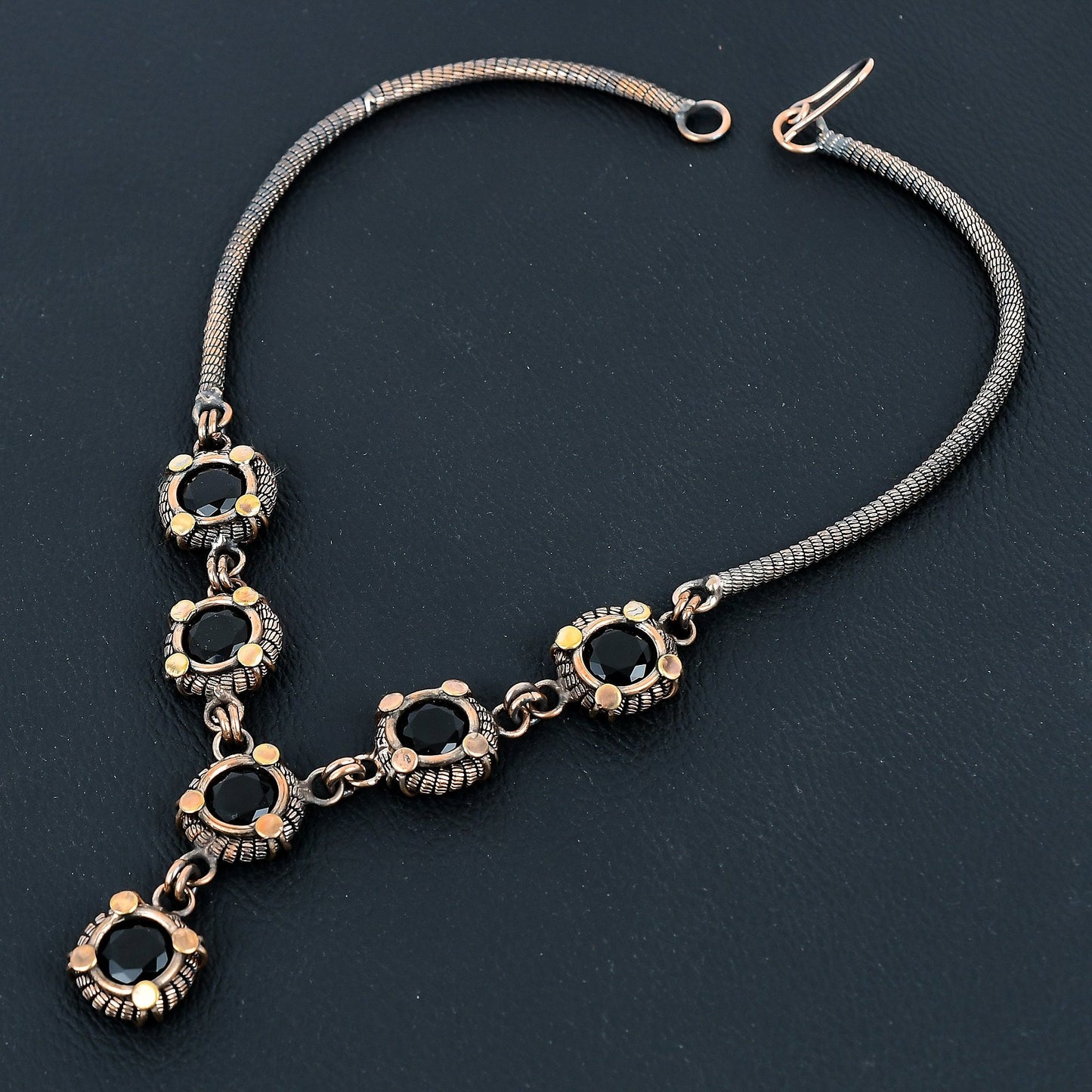Black Spinel Gemstone Necklace