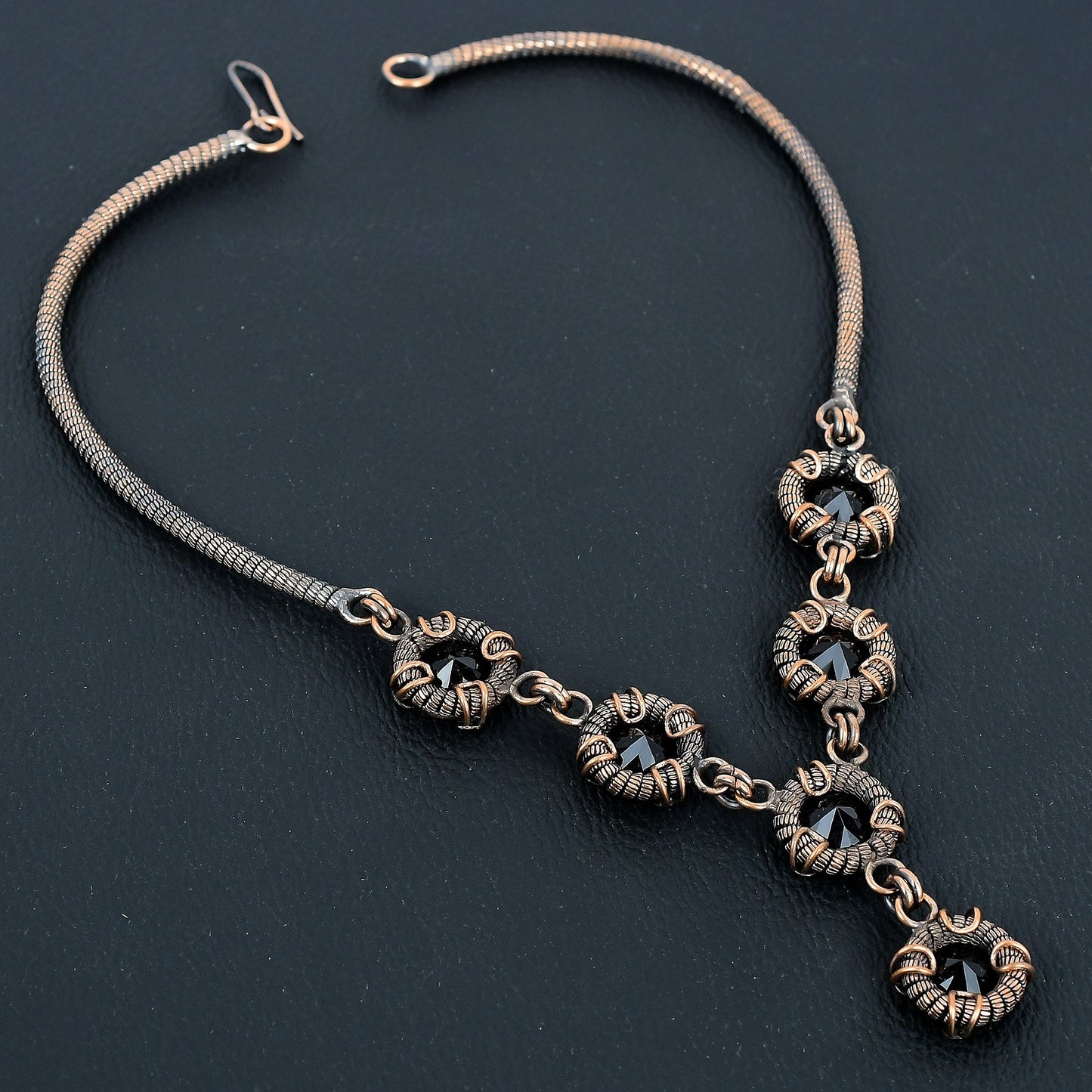 Black Spinel Gemstone Necklace