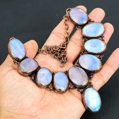 Rainbow Opal Gemstone Necklace
