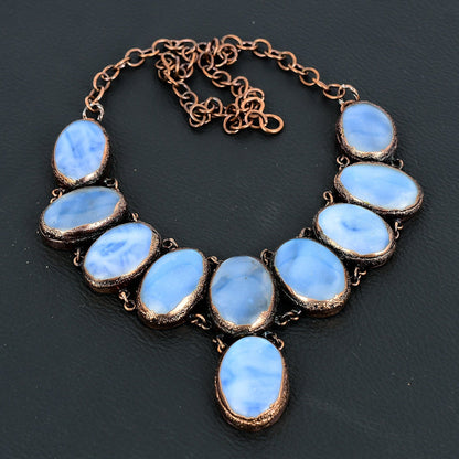Rainbow Opal Gemstone Necklace