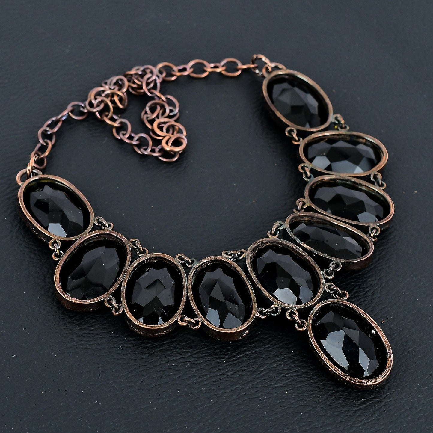 Black Spinel Gemstone Necklace