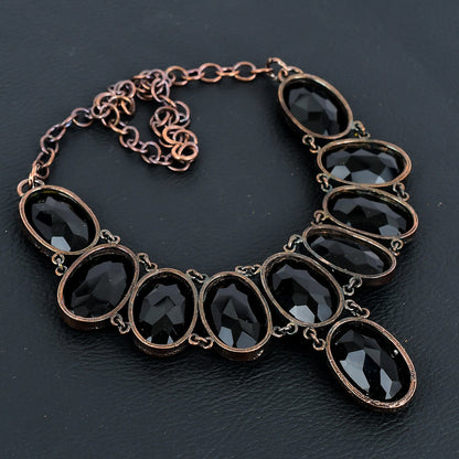 Black Spinel Gemstone Necklace