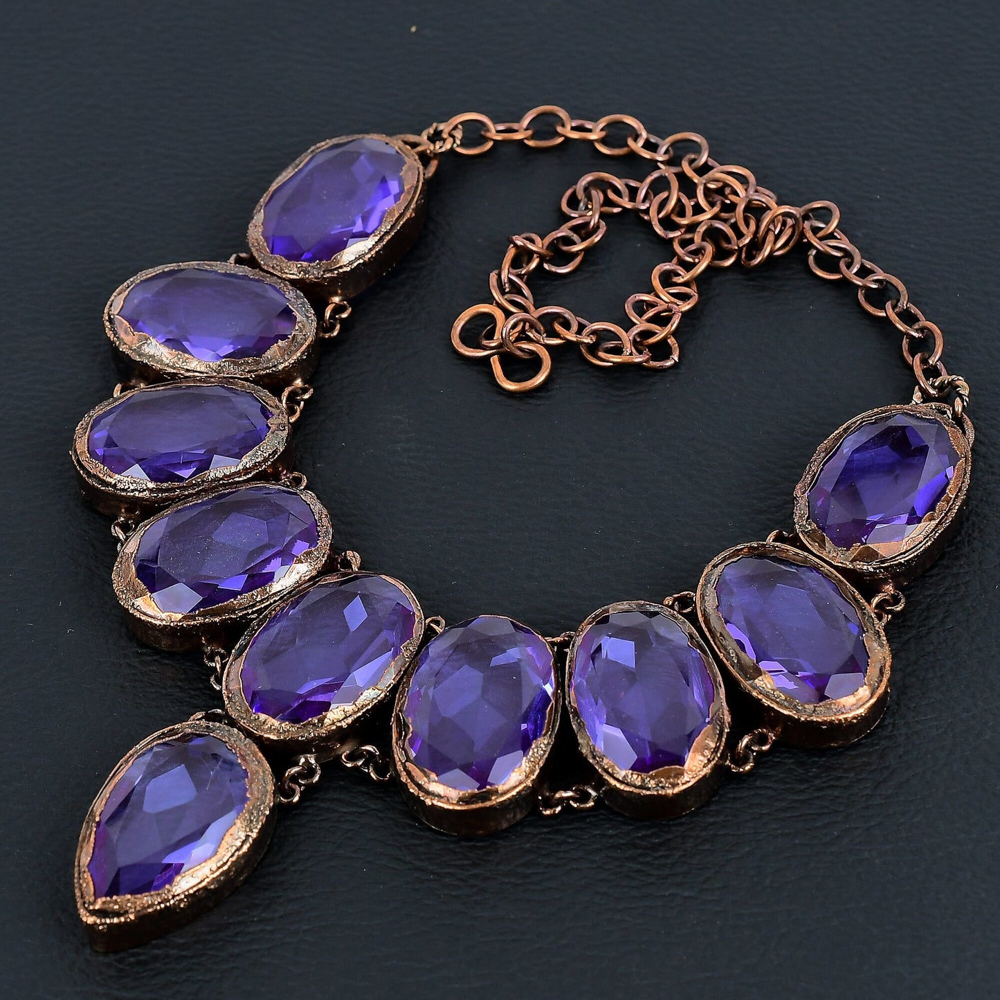Blue Iolite Gemstone Necklace