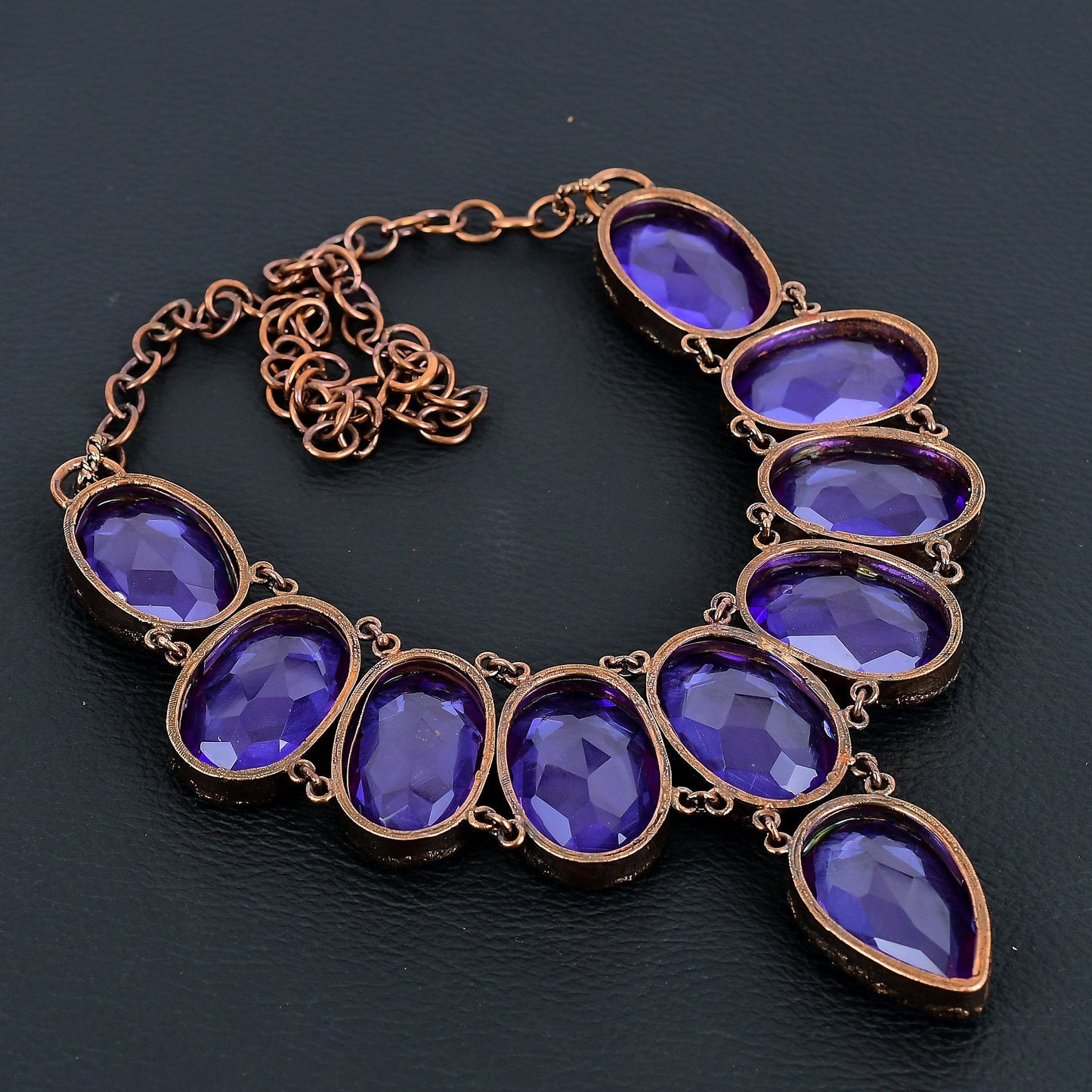 Blue Iolite Gemstone Necklace