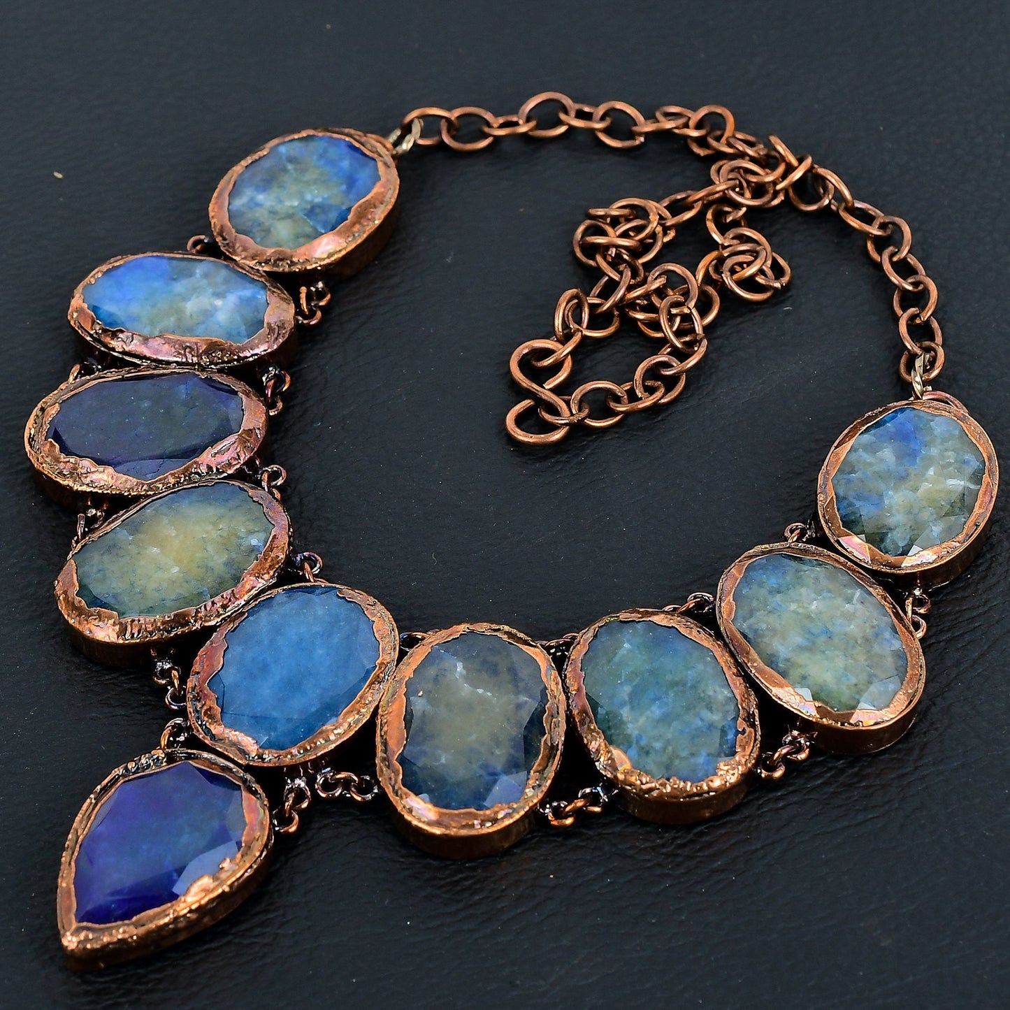 Blue Quartz Gemstone Necklace
