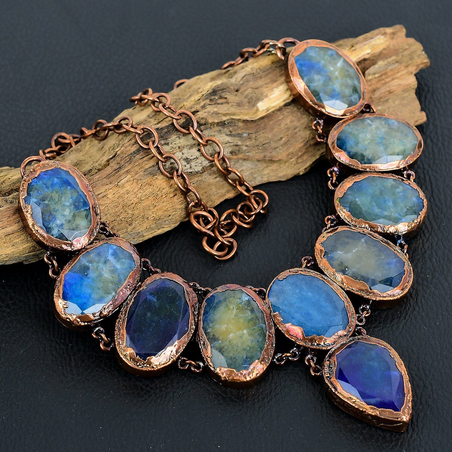 Blue Quartz Gemstone Necklace