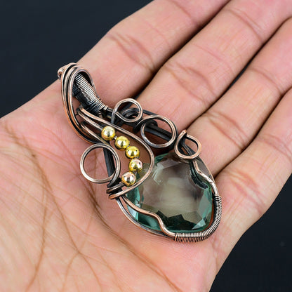 Blue Aquamarine Gemstone Pendant