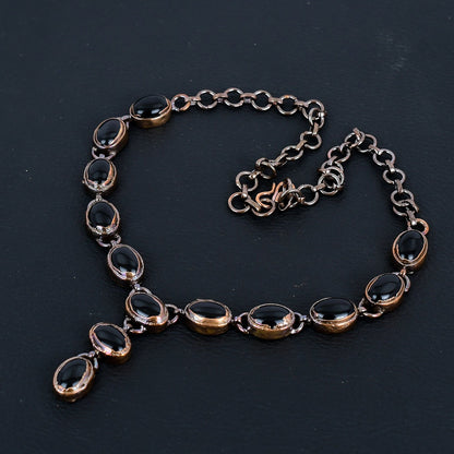 Black Onyx Gemstone Necklace