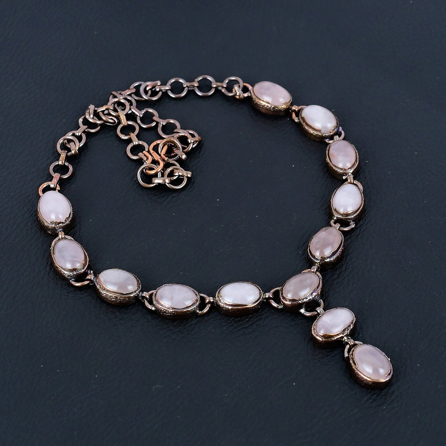 Rose Quartz Gemstone Necklace