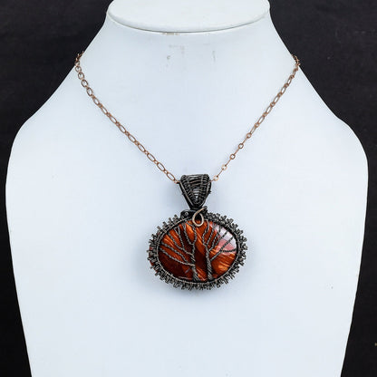 Red Jasper Gemstone Pendant