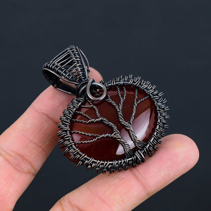 Orange Carnelian Gemstone Pendant