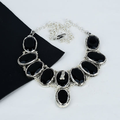 Black Spinel Gemstone Necklace