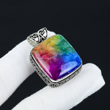 Rainbow Solar Quartz Gemstone Pendant