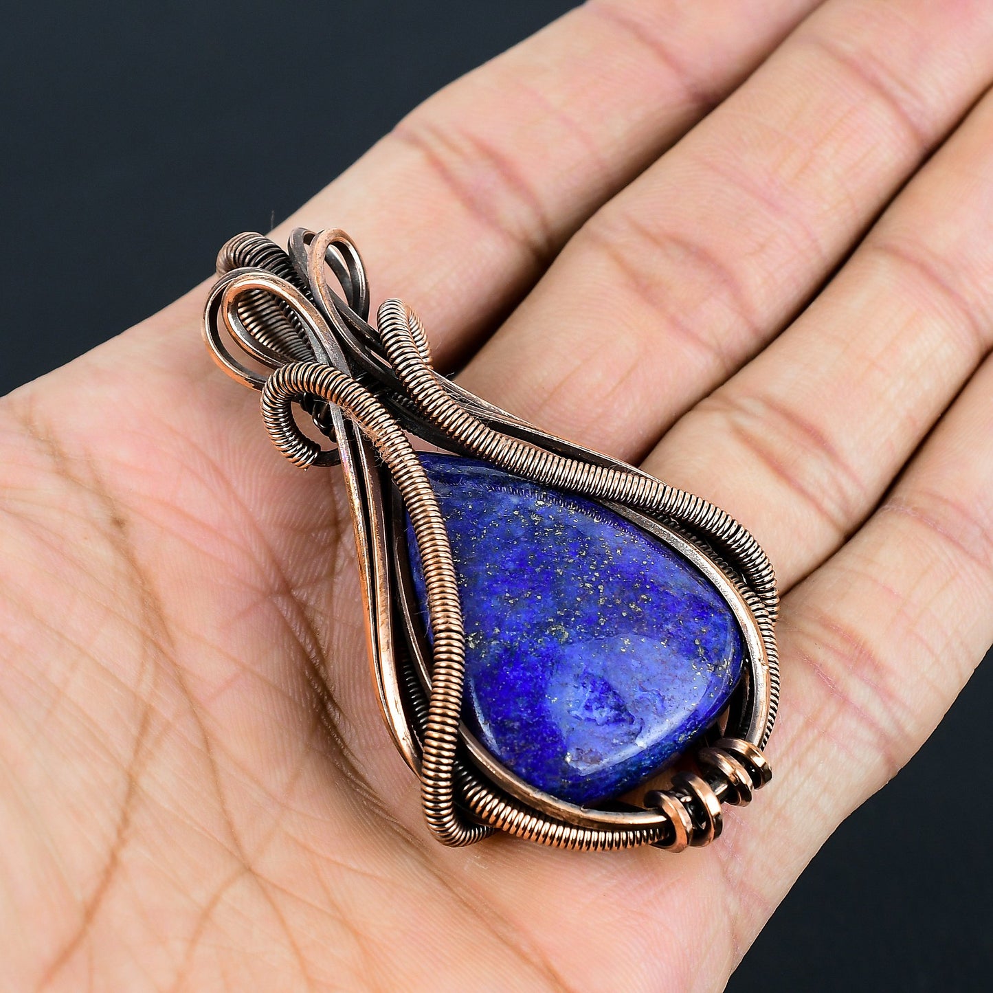 Blue Lapis Lazuli Gemstone Pendant