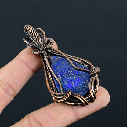 Blue Lapis Lazuli Gemstone Pendant