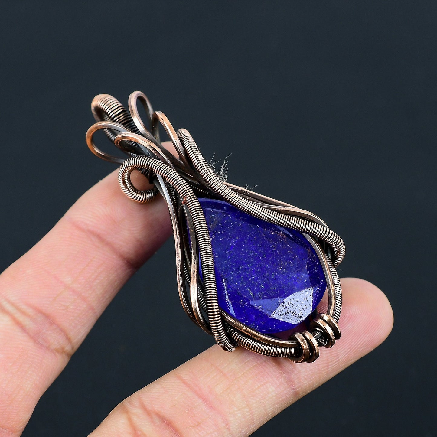 Blue Sapphire Gemstone Pendant