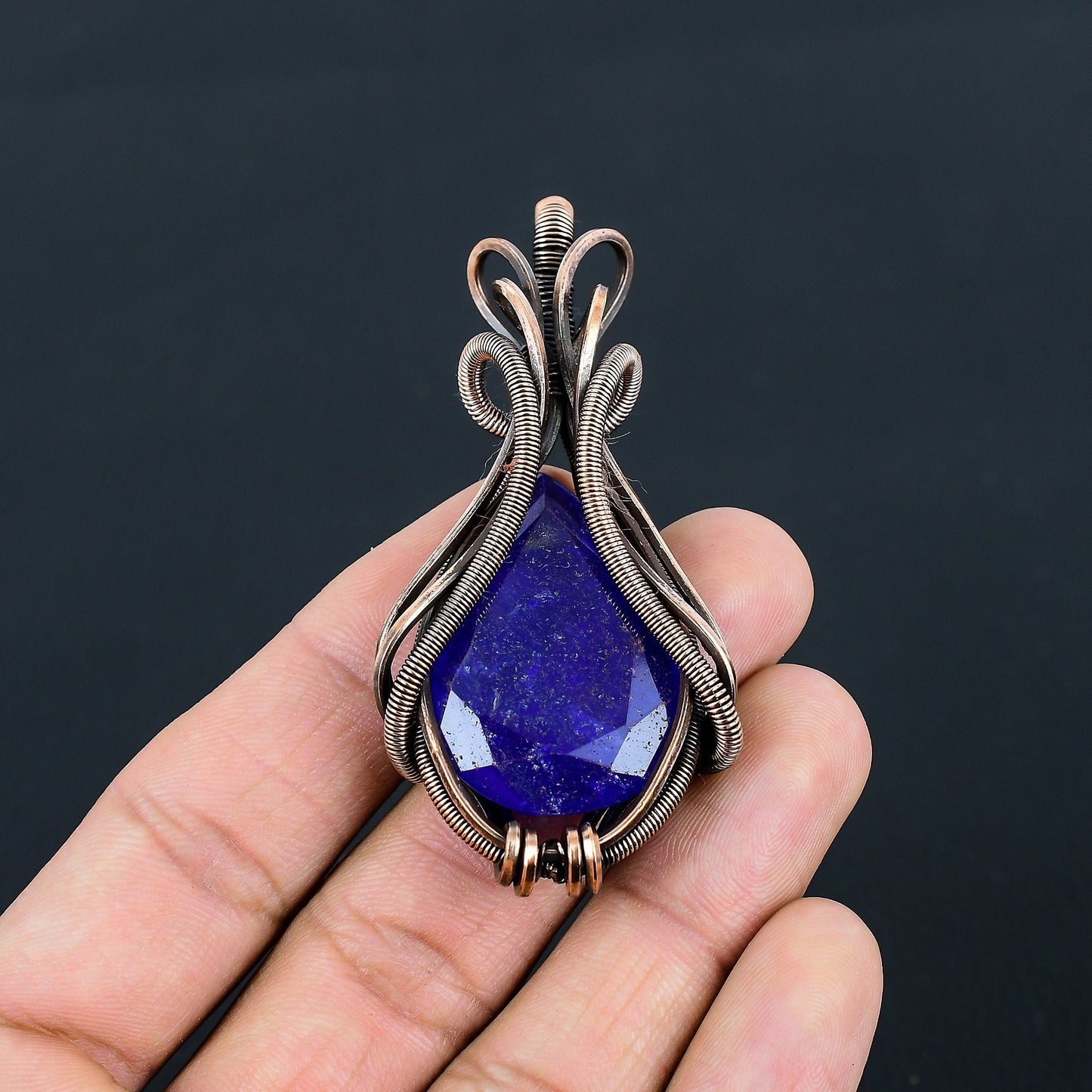 Blue Sapphire Gemstone Pendant