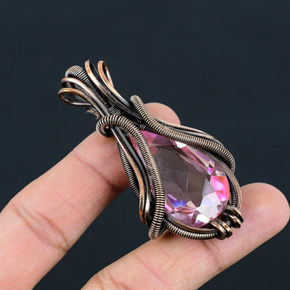 Pink Kunzite Gemstone Pendant