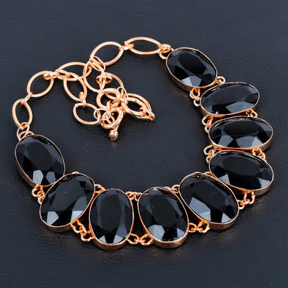 Black Spinel Gemstone Necklace
