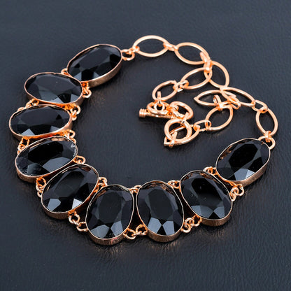 Black Spinel Gemstone Necklace