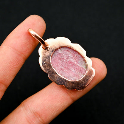 Pink Rhodonite Gemstone Pendant