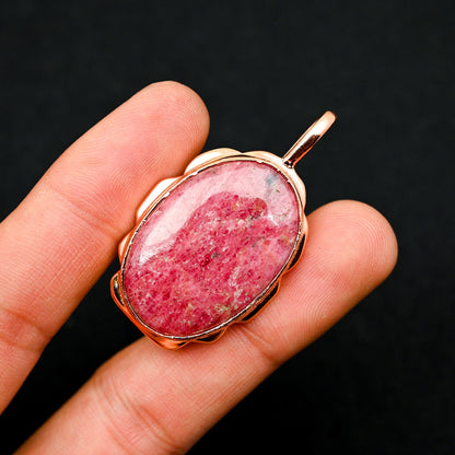 Pink Rhodonite Gemstone Pendant