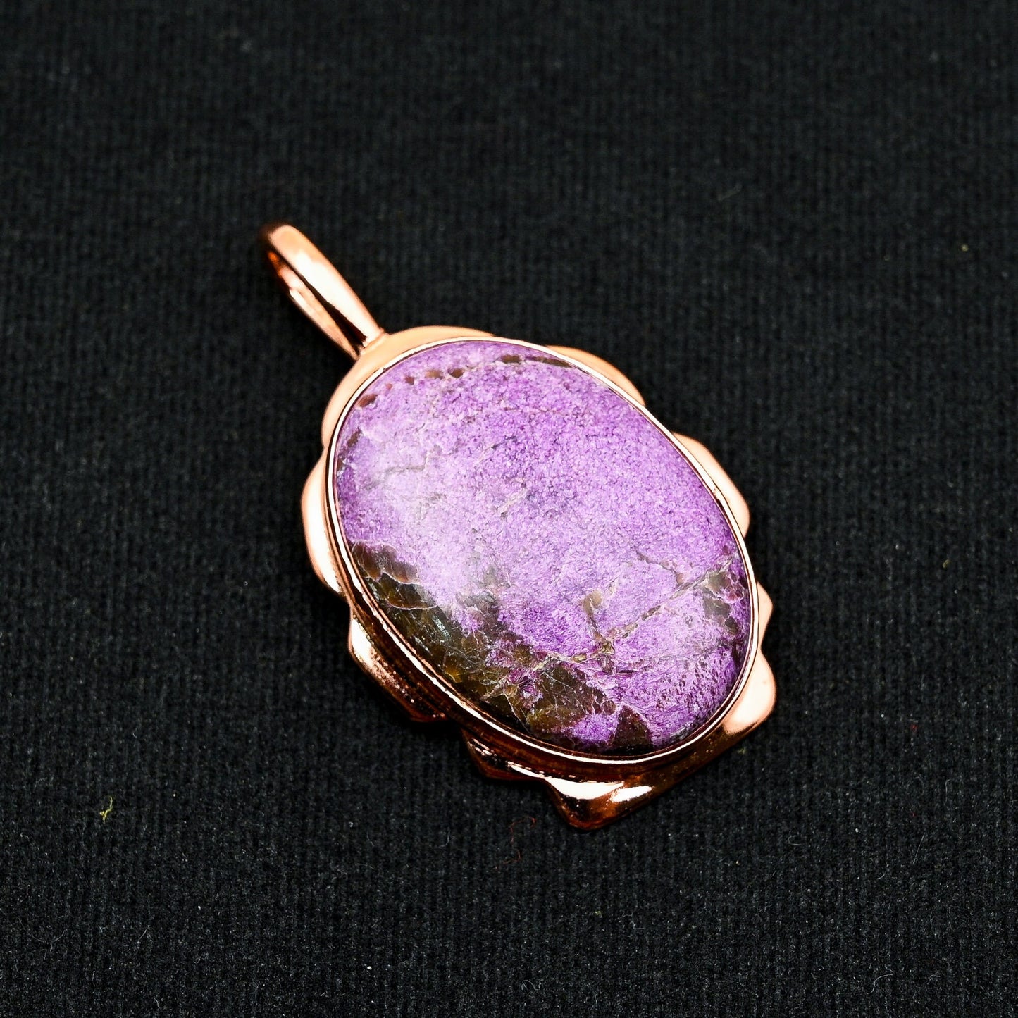 Purple Purpurite Gemstone Pendant